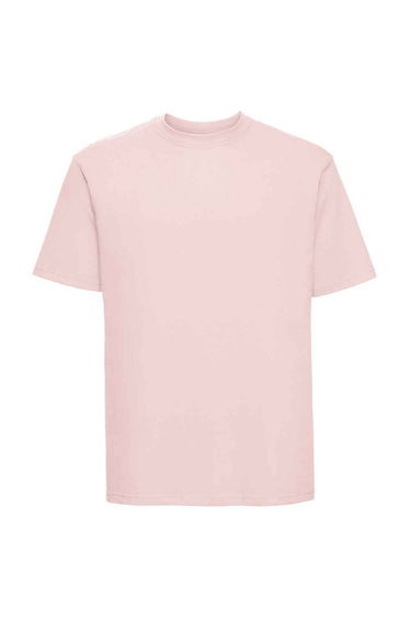 Russell Mens Ringspun Cotton Classic T-Shirt - Powder Rose