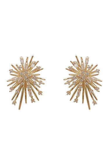 Fireworks Zircon Earrings