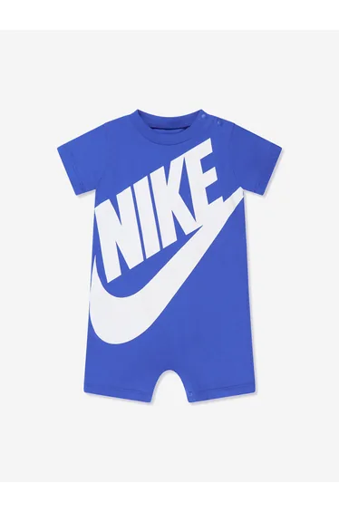 Nike Baby Boys Futura Romper in Blue