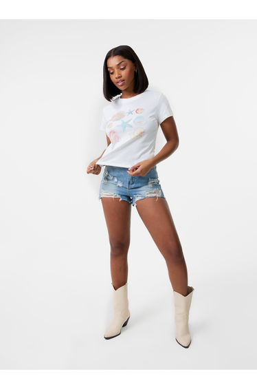 Shell Embellished T-Shirt