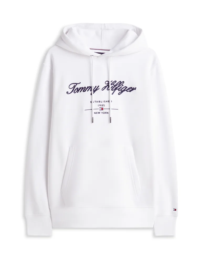 هودي تومي هيلفيغر أبيض بأكمام طويلة - 7