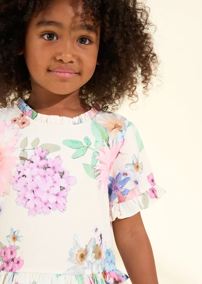 Azalea Ivory Ballerina Print Dress - 2