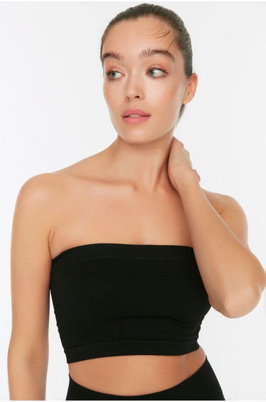 Sports Bra - Black - Plain