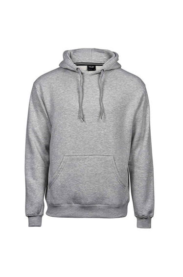 Tee Jays Mens Hooded Sweatshirt - Heather Grey