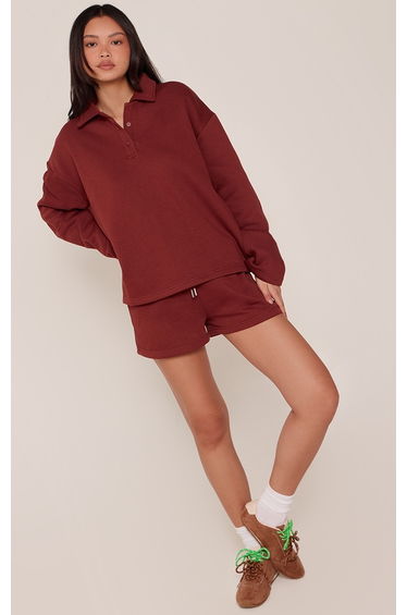 Brown Polo Lightweight Sweatshirt