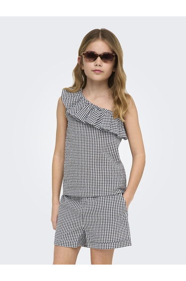 Gingham Print Top