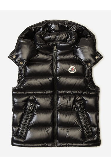 Girls Down Padded Ania Gilet in Black