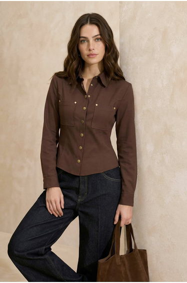 Dark Brown Shirt