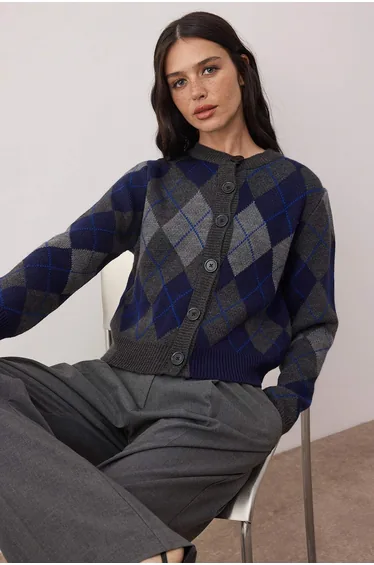 كارديغان ترينديول بأكمام طويلة