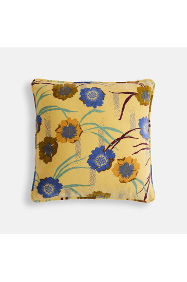 Mowan Printed Cotton Velour Cushion Cover 45x45cm