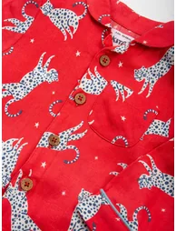 Snow leopard romper - 4
