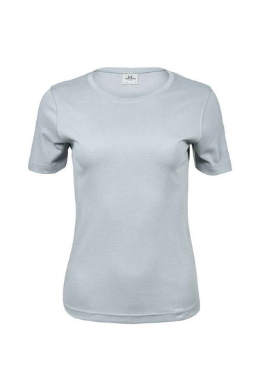 Tee Jays Womens/Ladies Interlock T-Shirt - Ice Blue