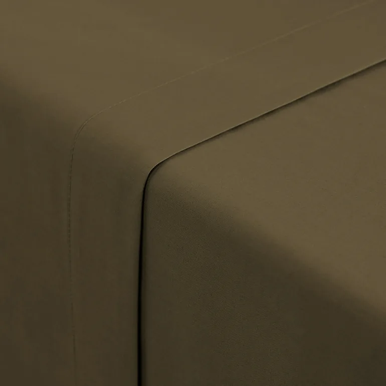 Scenario Plain 100% Cotton 200 Thread Count Percale Flat Sheet - 1