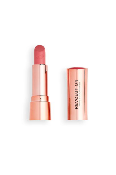 Revolution Satin Kiss Lipstick Cupcake Pink