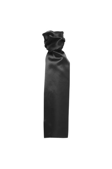 Premier Scarf - Ladies/Womens Plain Business Scarf - Black