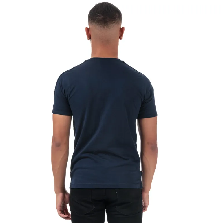 Men's Luke 1977 Trouser Tape T-Shirt in Blue - 1
