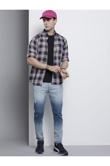 Men Checked Regular Fit Casual Shirt