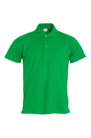 Clique Mens Basic Polo Shirt - Apple Green