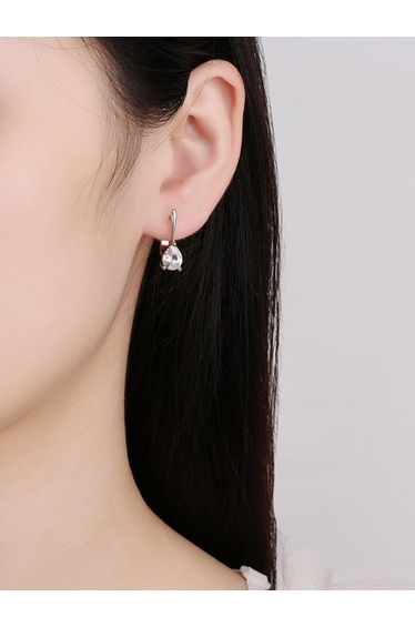 Rhinestone Waterdrop Earrings