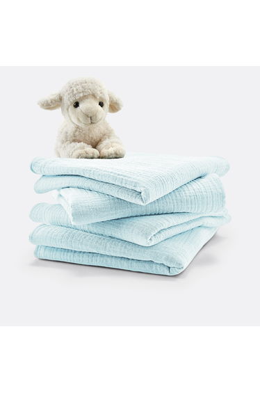 Set of 4 Kumla Large Cotton Muslin Squares