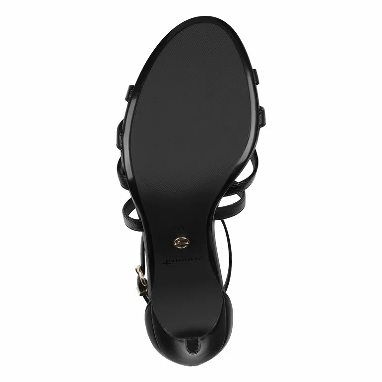 Sandals with Heel and Square Toe - 5