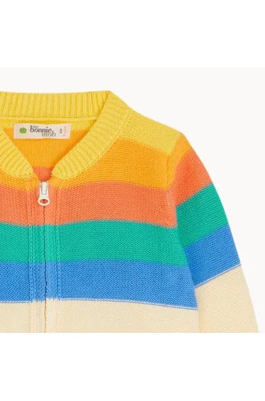 Barnacle - Rainbow Stripe Cardigan
