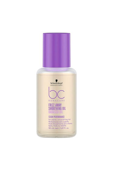Schwarzkopf BC Clean Frizz Away Smoothing Oil 50ml