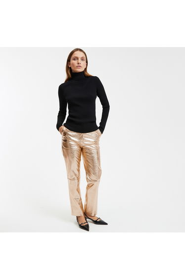 Fine Knit Turtleneck Jumper/Sweater