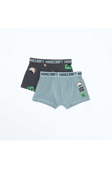 Minecraft 2-Pack Boxers GREY