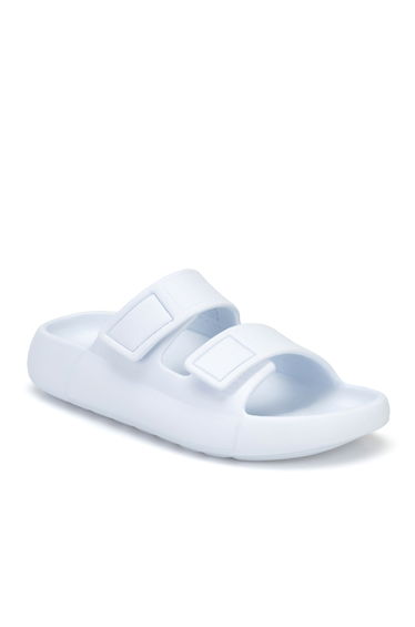Ds Monapi.Mercan Baby Blue Orthopedic Eva Women's Velcro Slipper Sandals