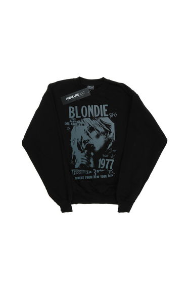 Blondie Boys Tour 1977 Chest Sweatshirt - Black