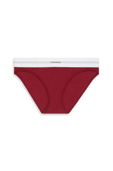 سروال بكيني كالفن كلاين باللون الأحمر