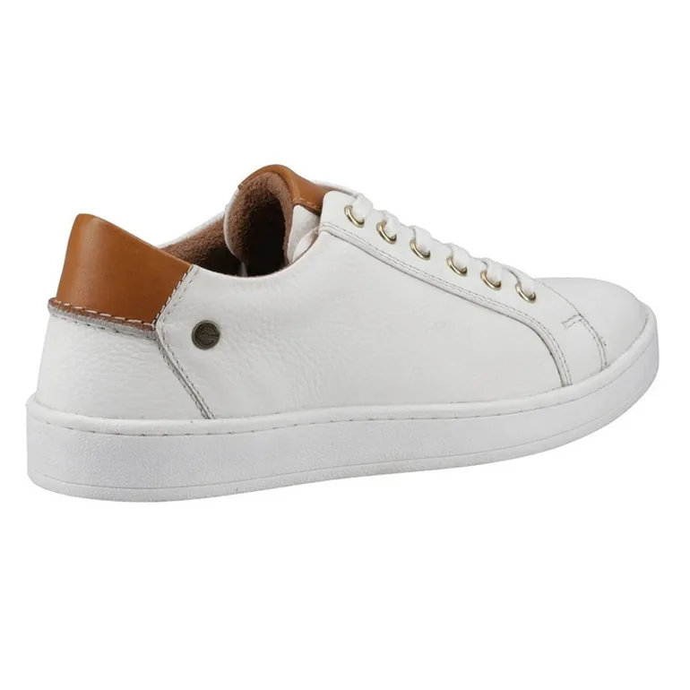 Cotswold Mens Radcot Leather Trainers - White - 1