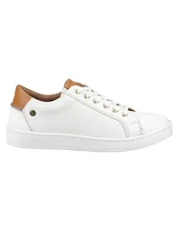 Cotswold Mens Radcot Leather Trainers - White - 3