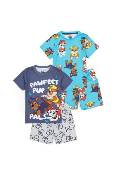 Paw Patrol Boys Short Pyjama Set (Pack Of 2)