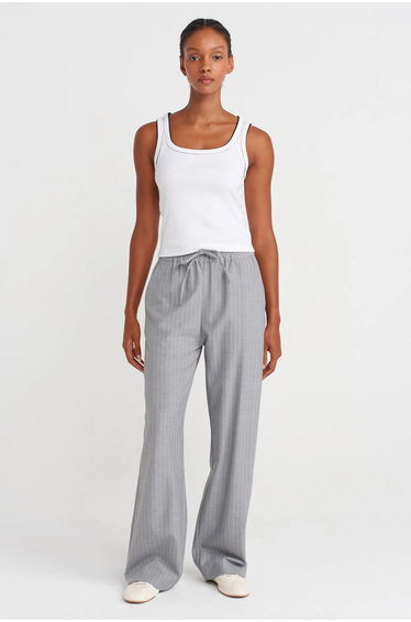 Dilvin Women's Ribbed Cotton Cami Blouse
