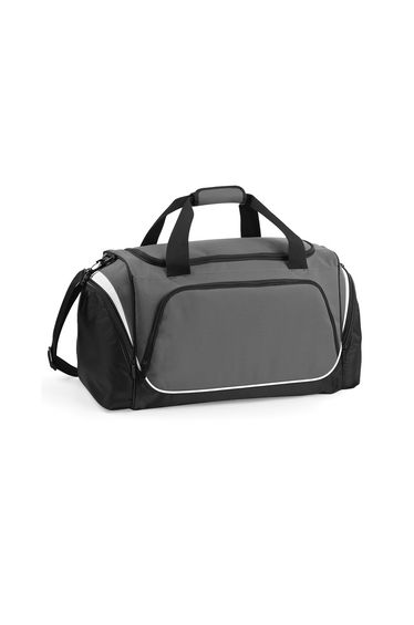 Quadra Pro Team Holdall / Duffle Bag (55 Litres) (Pack of 2) - Graphite/Black/White