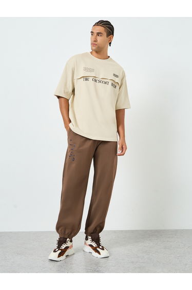 Men Brown Relaxed Fit Joggers