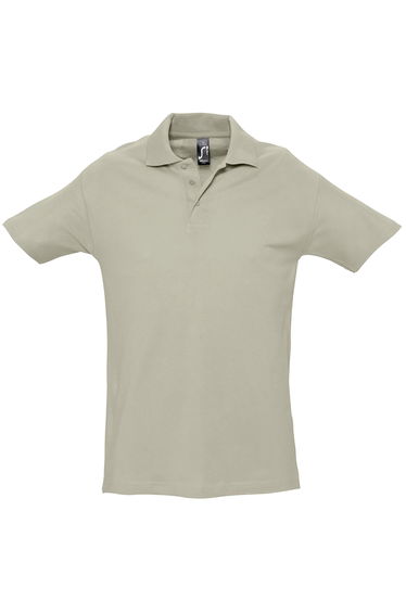 SOLS Mens Spring II Short Sleeve Heavyweight Polo Shirt - Khaki