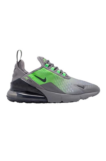 Nike Childrens/Kids Air Max 270 React Swoosh Trainers - Grey/Volt