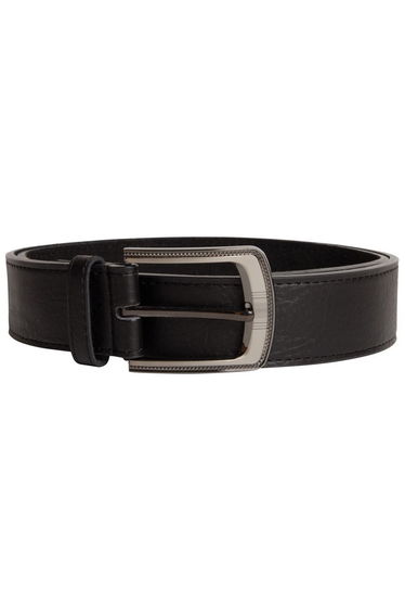 Duke Mens Samuel Large Buckle Leather Belt