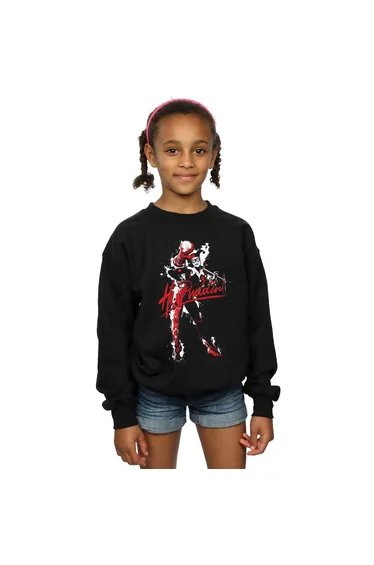 DC Comics Girls Harley Quinn Hi Puddin Sweatshirt - Black