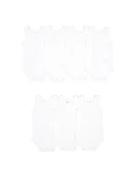 Pack of 7 Bodysuits in Cotton