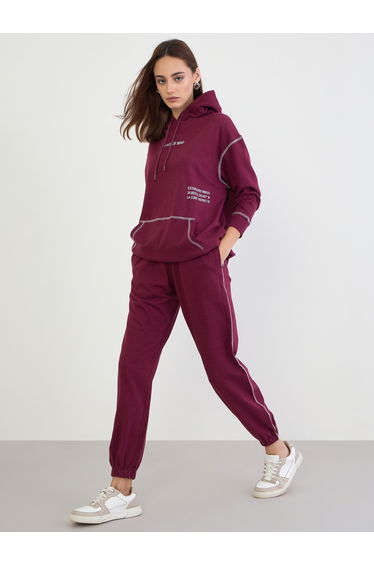 Regular Fit Longline Hoodie and Joggers Co-Ords