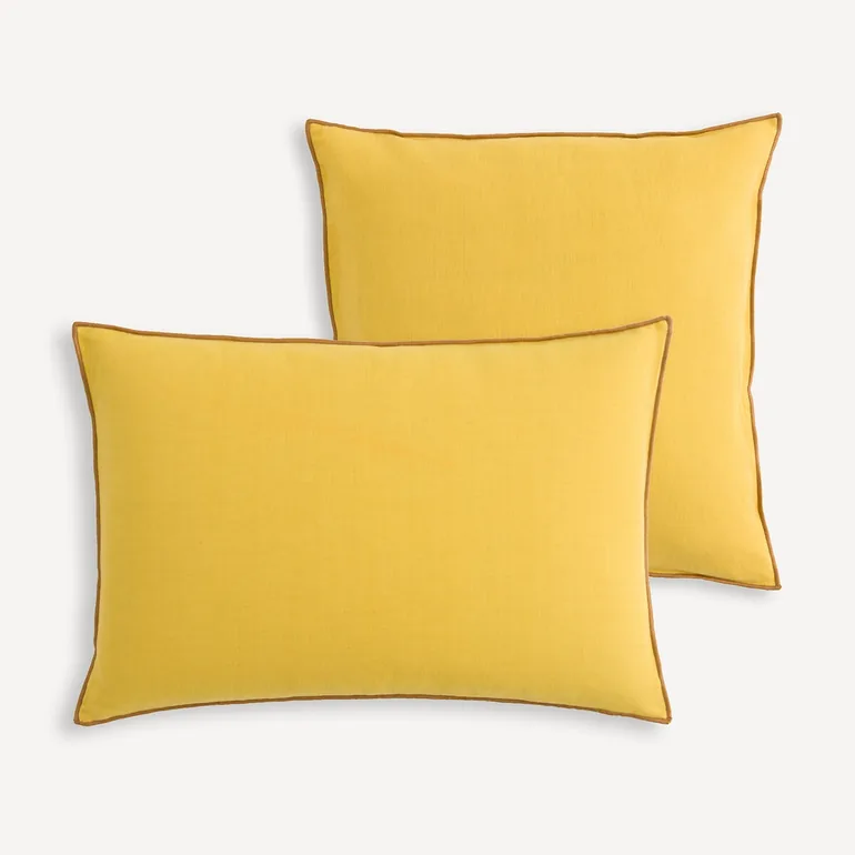Warna Plain Linen/Cotton Cushion Cover - 4