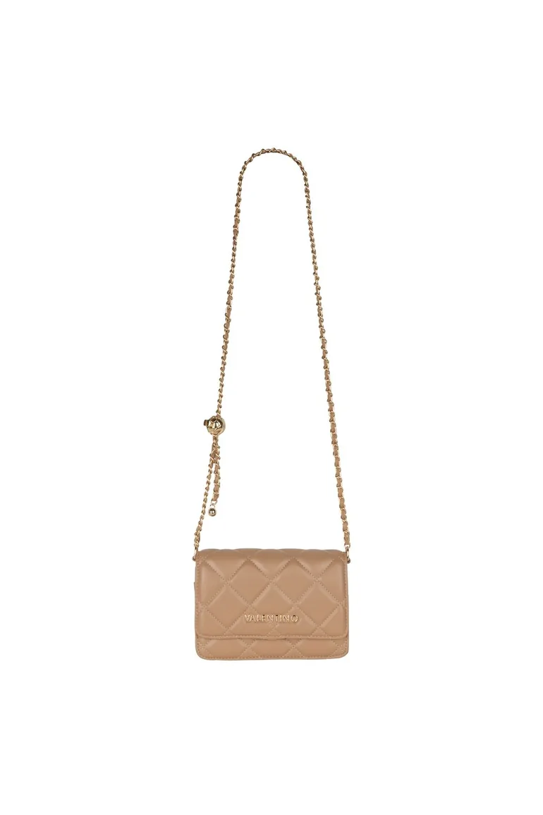 Valentino Ocarina Flap Bag Beige