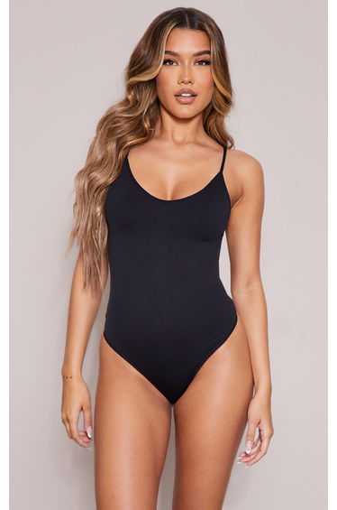 Black Shapewear Solution Thong Body