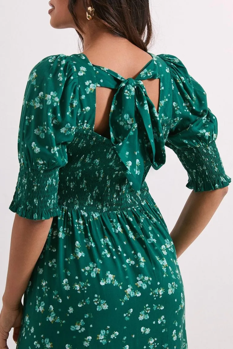 green emerald velvet dress Afibi Floral Printed Petite Flared Midi Dresses for Women Short Sleeve  (XX-Large, Green) at Amazon Women's Clothing store