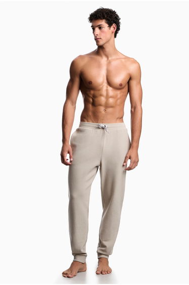Trousers With Cuffs In Nut