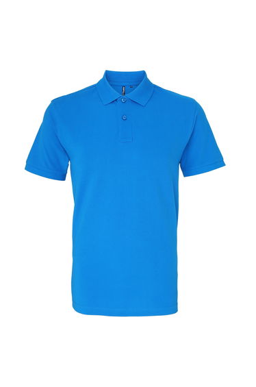 Asquith & Fox Mens Plain Short Sleeve Polo Shirt - Sapphire